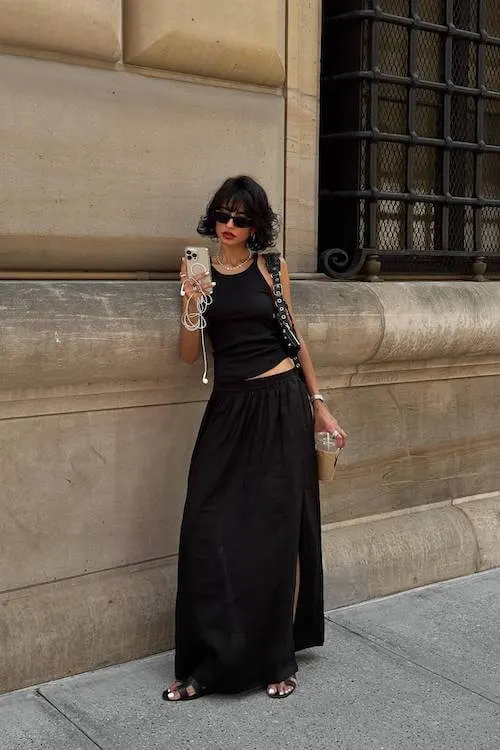 all black outfit
