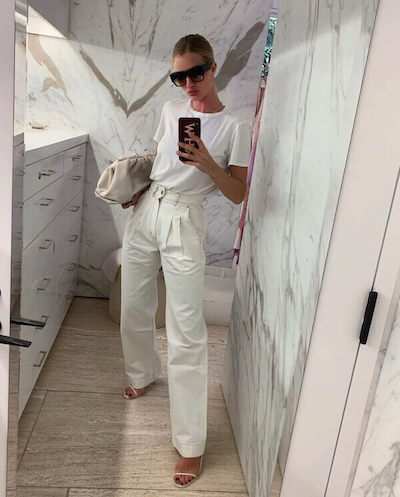 all white outfit women