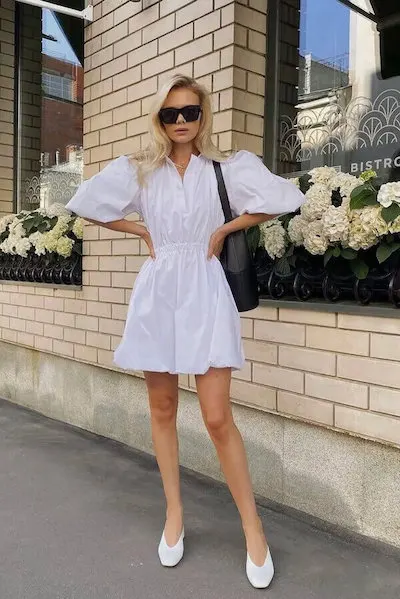 all white outfit women