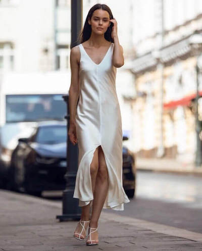 all white outfit women