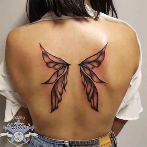 large wings tattoo ideas