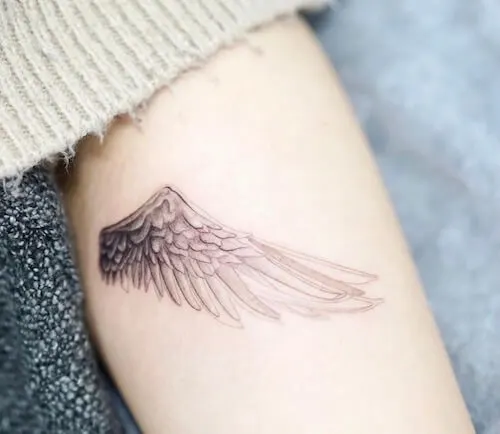 beautiful angel wing tattoo designs