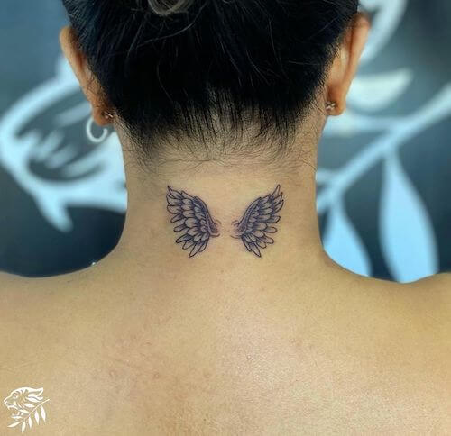 black wings tattoo meaning and designs