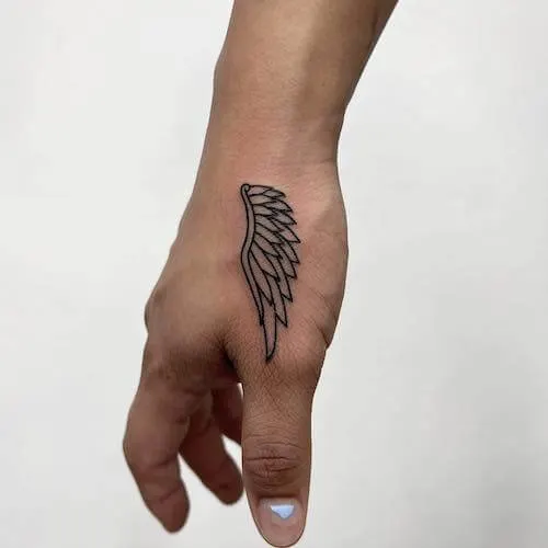 broken wing tattoo meaning and designs