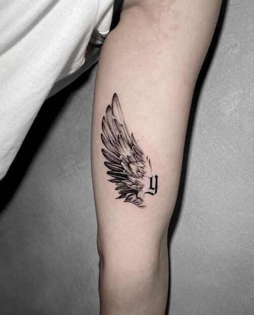 broken wing tattoo meaning and designs