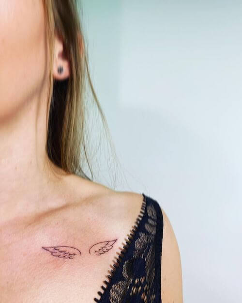 black wings tattoo meaning and designs