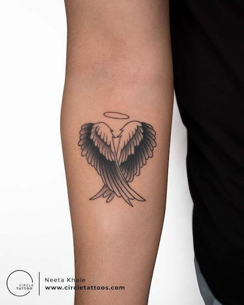 guardian angel wing tattoo meaning