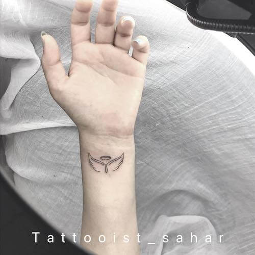 guardian angel wing tattoo meaning