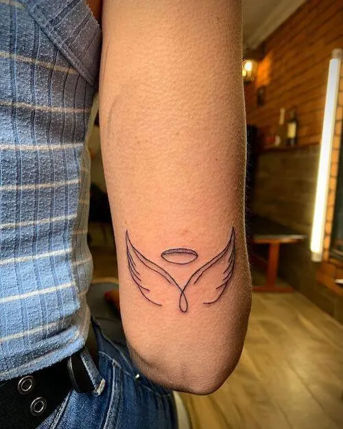 guardian angel wing tattoo meaning