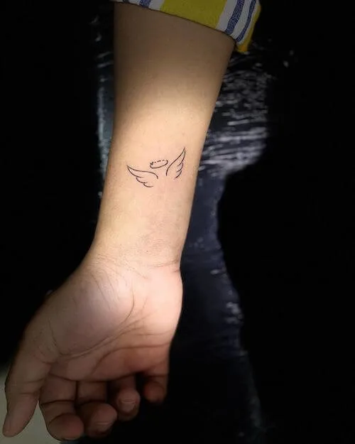 guardian angel wing tattoo meaning