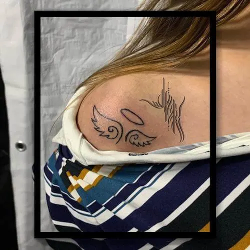 guardian angel wing tattoo meaning