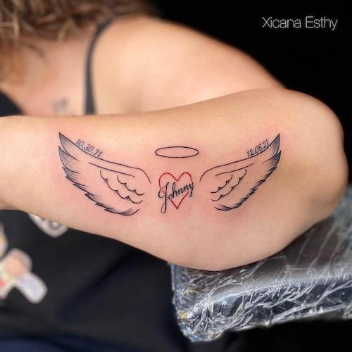 guardian angel wing tattoo meaning