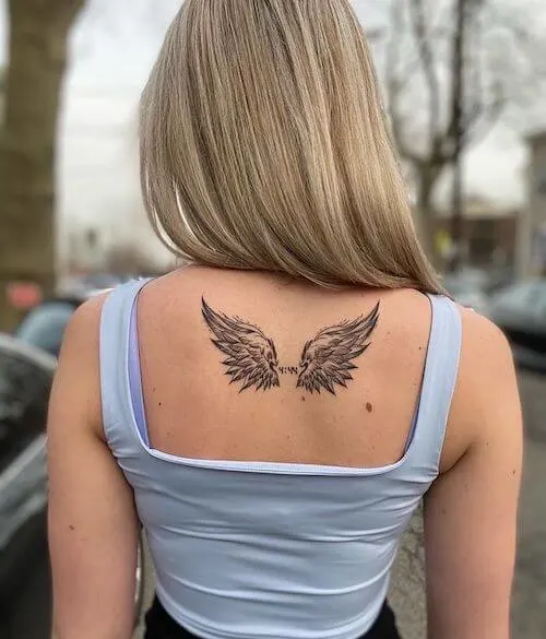 double wings tattoo meaning