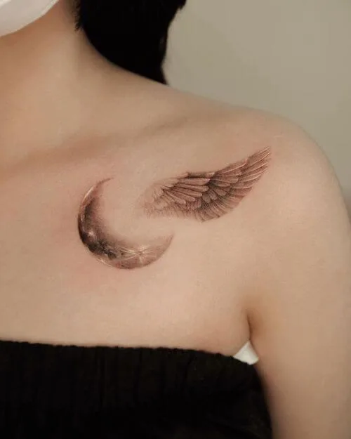 broken wing tattoo meaning and designs