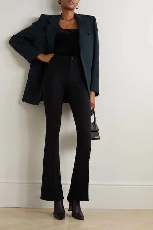 are black jeans business casual for a woman