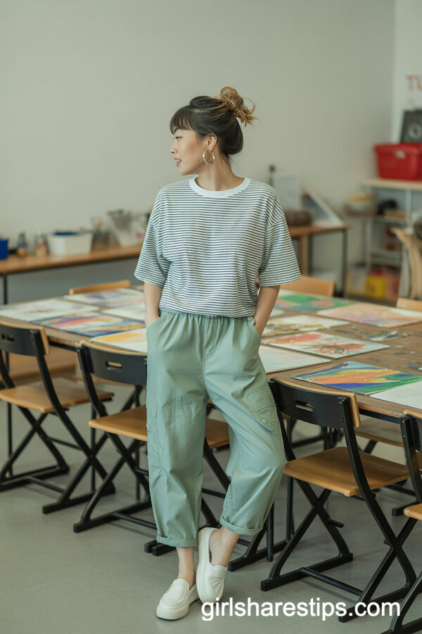 Duster Coat with Canvas Tote