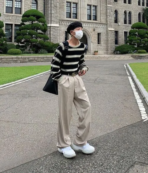 Korean sales look outfit