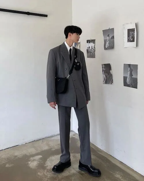 Korean aesthetic outfits male formal style