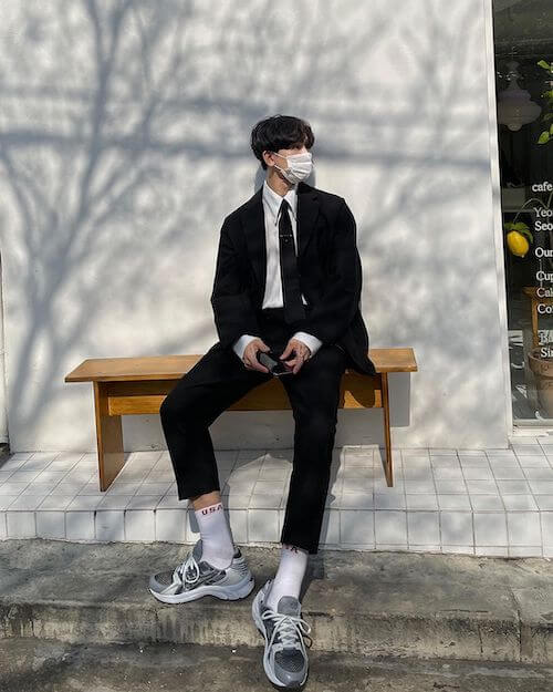 Korean aesthetic outfits male formal style