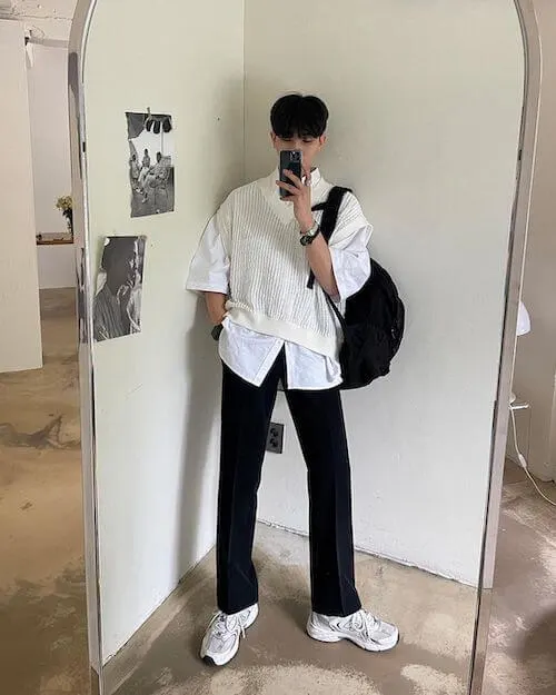 90+ Attractive Korean Aesthetic Outfits Male For Korean Fashion Lovers ...