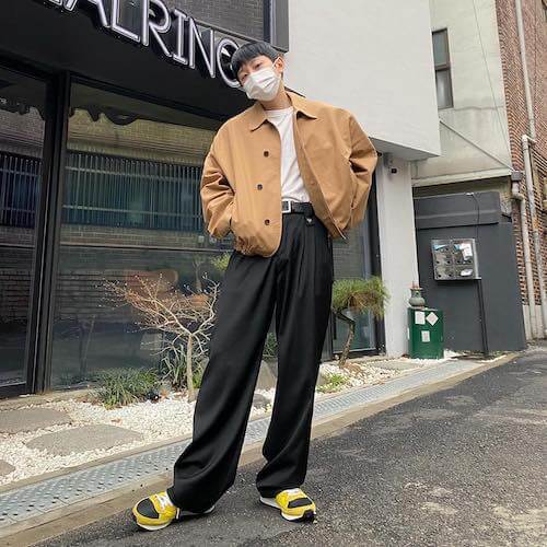 Korean aesthetic outfits male streetwear
