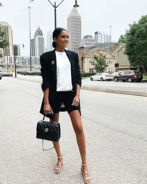 Cycling shorts on sale going out outfit