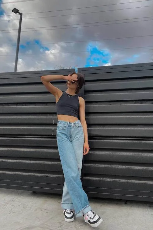 baggy jeans outfit