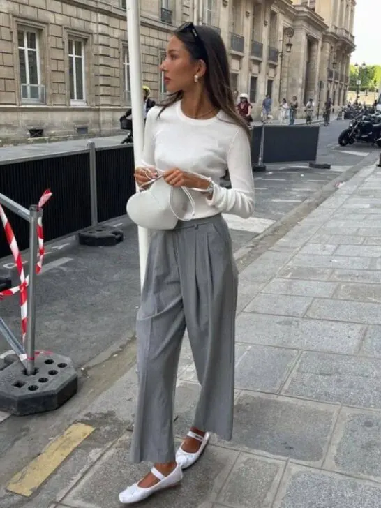 40+ Stylish Ballet Flats Outfit Ideas [2023]: How To Wear Ballet Flats