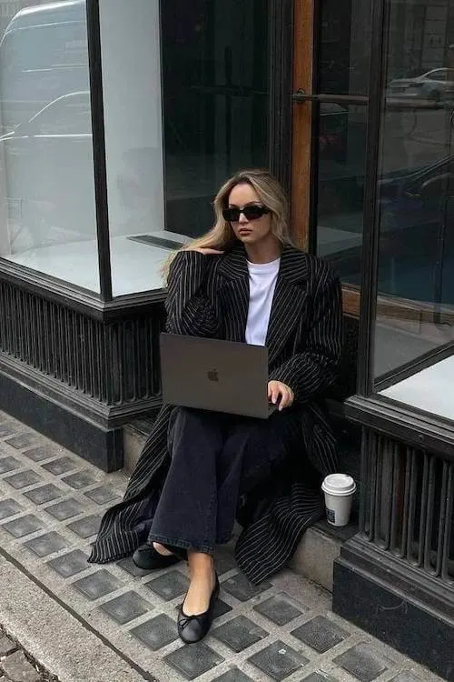 ballet flats outfit ideas grown women