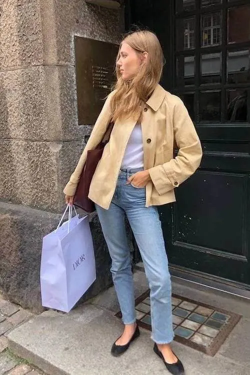 ballet flats outfit ideas grown women