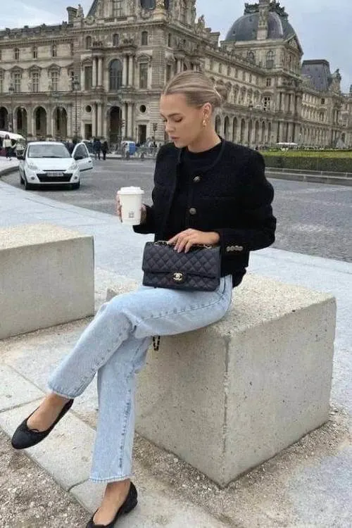 ballet flats outfit ideas grown women