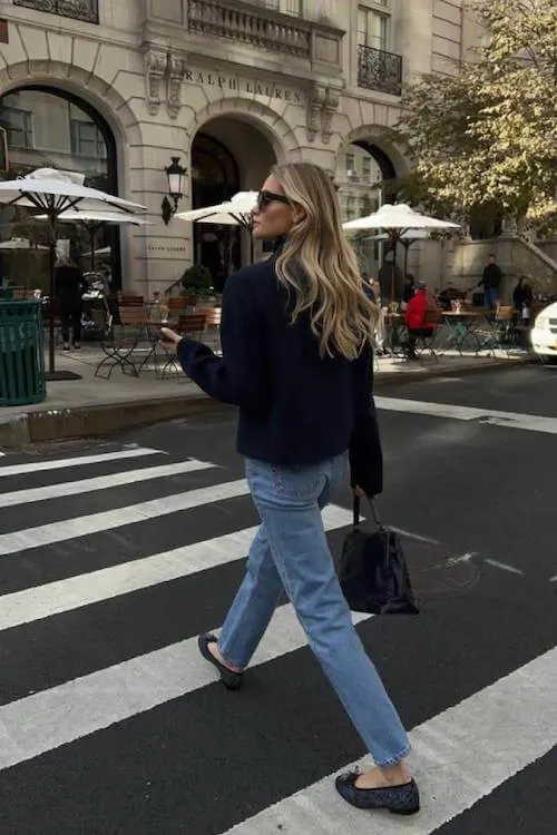 ballet flats outfit ideas grown women