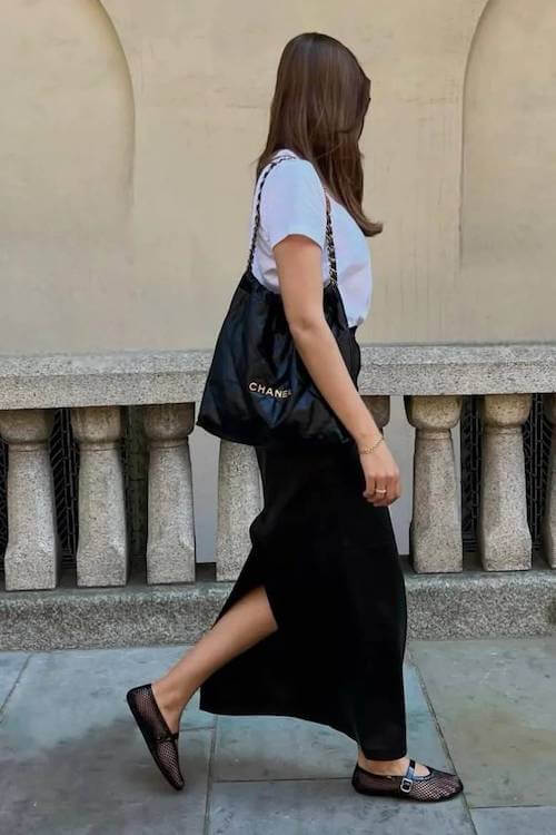 ballet flats outfit ideas grown women