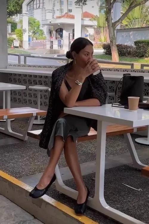 ballet flats outfit ideas grown women