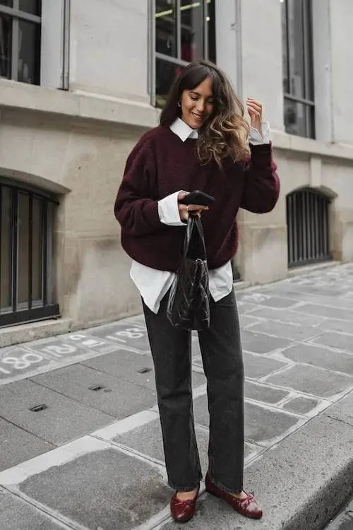 ballet flats outfit ideas grown women