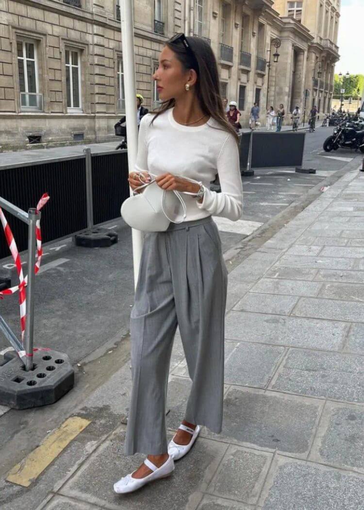 ballet flats outfit ideas