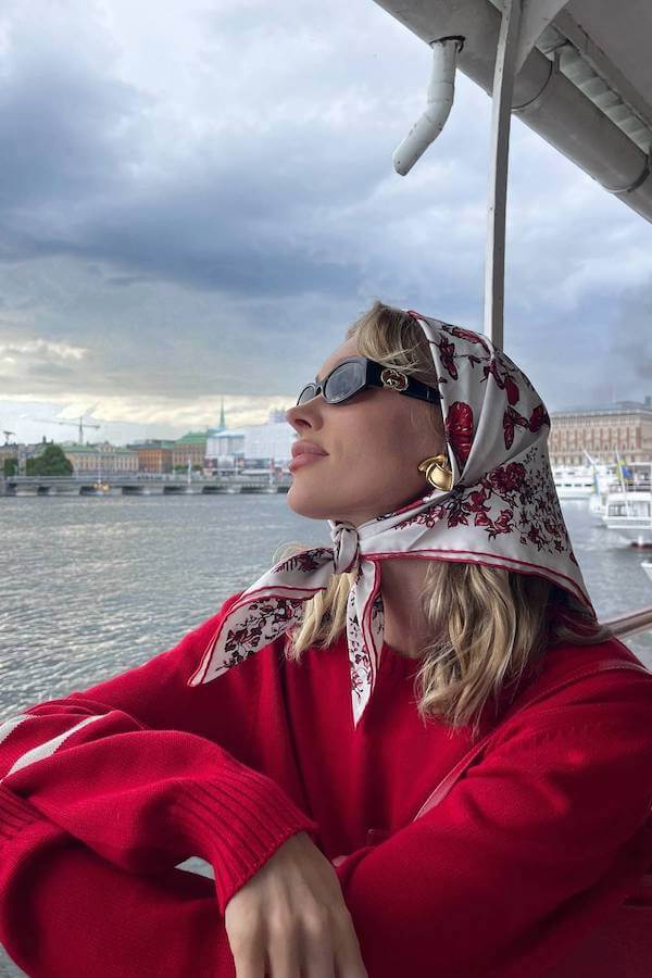 bandana headscarf outfit