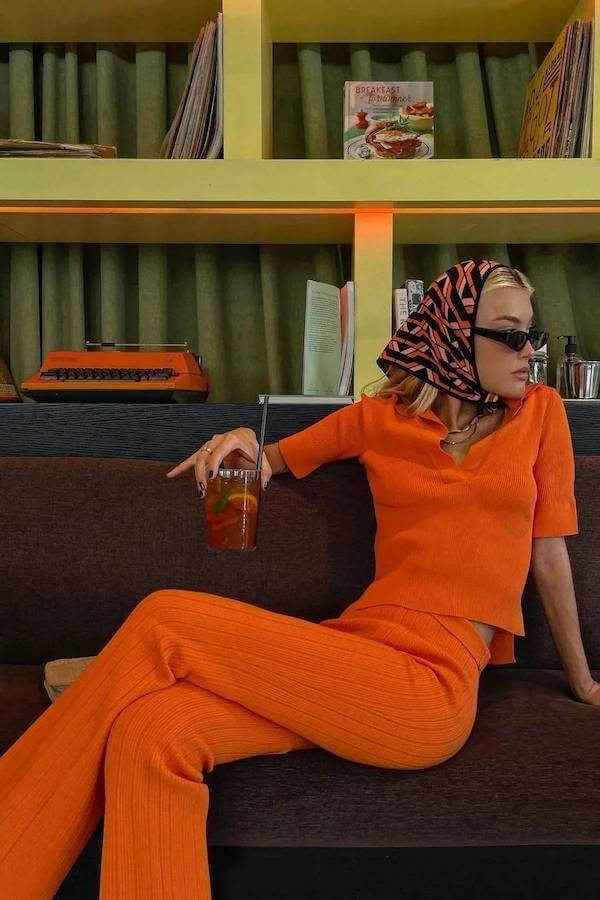 bandana headscarf outfit