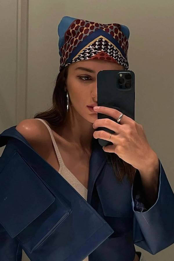bandana headscarf outfit