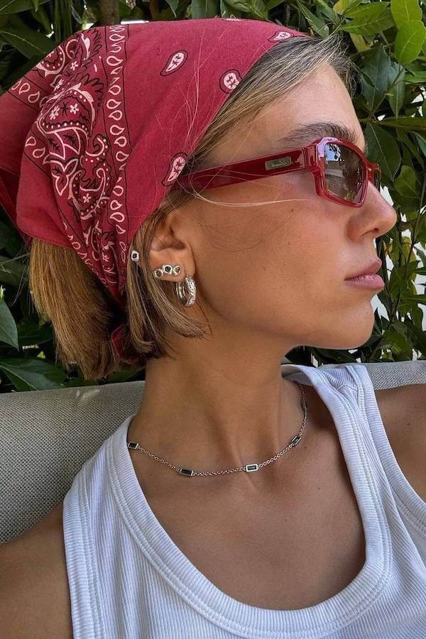 bandana headscarf outfit