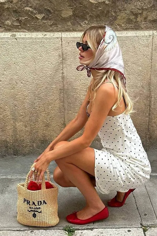 bandana headscarf outfit