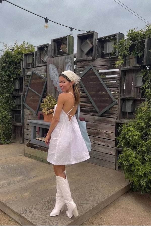 bandana headscarf outfit