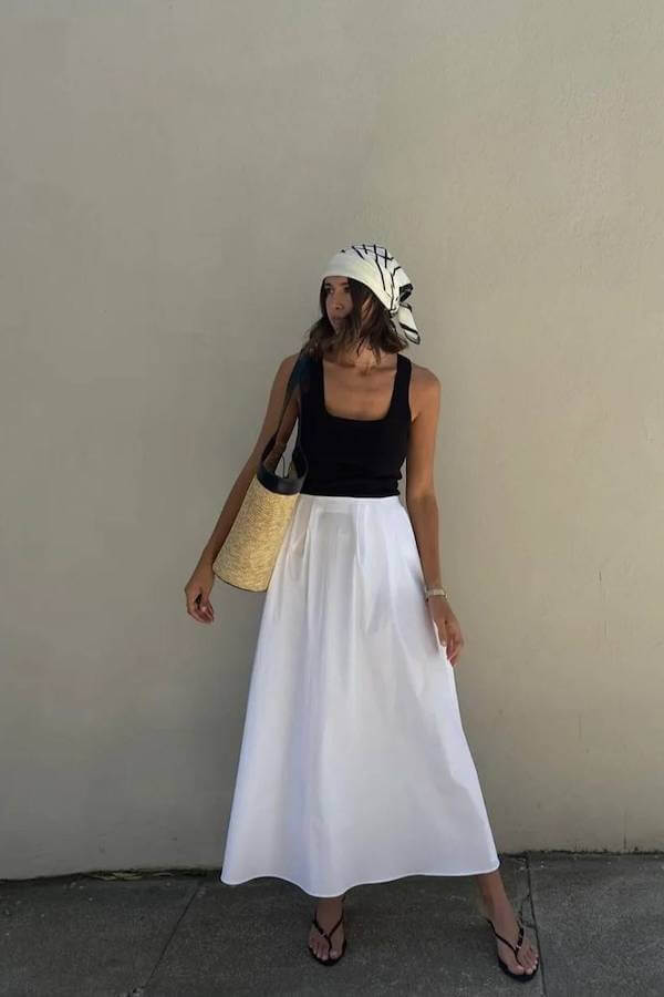 bandana headscarf outfit