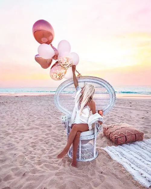 beach birthday photoshoot ideas for adults