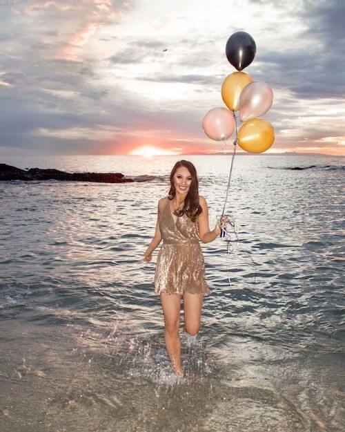 beach birthday photoshoot ideas for adults