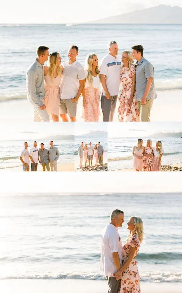 beach family photoshoot outfits