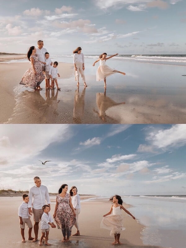 beach family photoshoot outfits