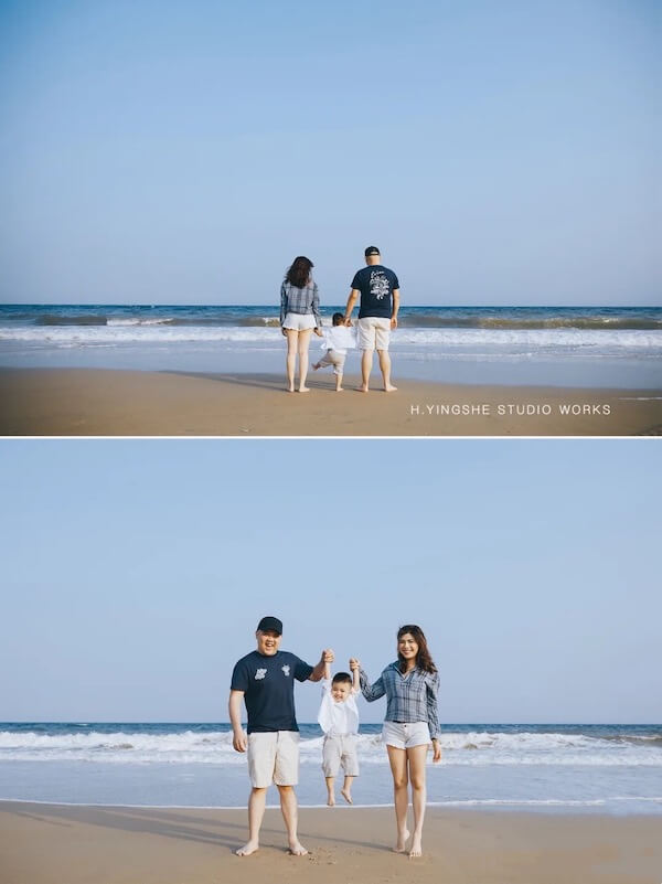 beach family photoshoot outfits