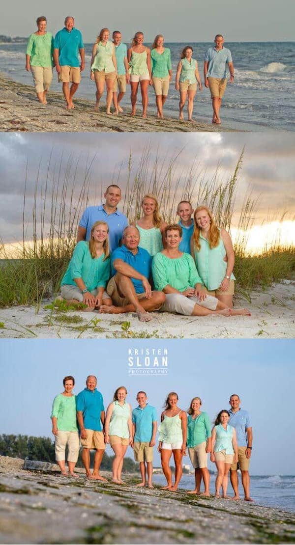 beach family photoshoot outfits