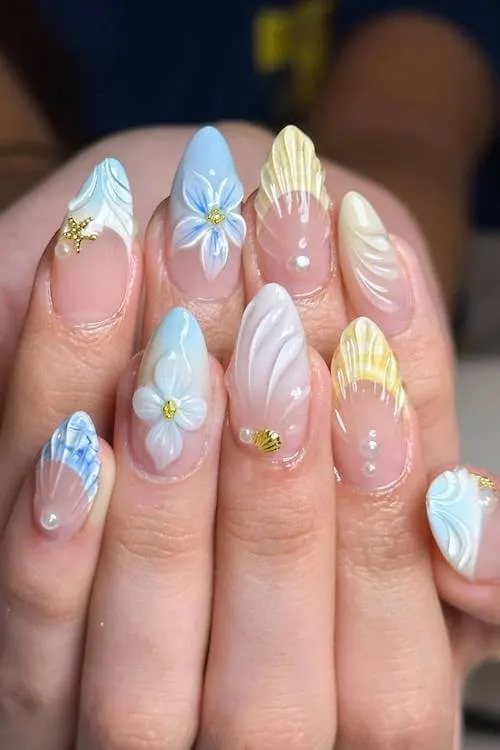 beach nails